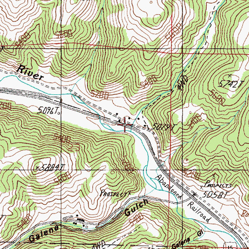 Topographic Map of Boomerang (historical), MT