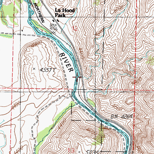 Topographic Map of Bardsen (historical), MT