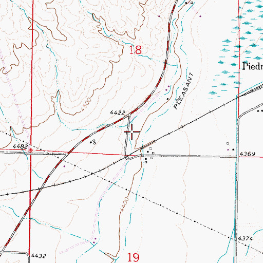 Topographic Map of Hope Post Office (historical), MT
