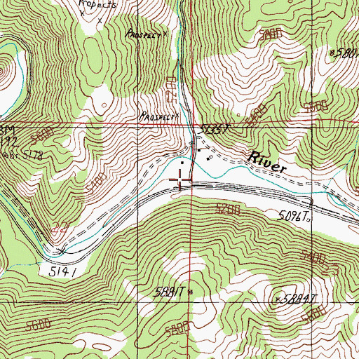 Topographic Map of Interchange 160, MT
