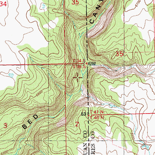 Topographic Map of Willow Creek, CO