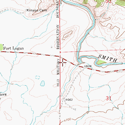 Topographic Map of Ringling (historical), MT