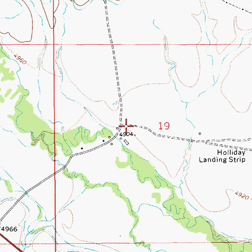 Topographic Map of Fort Howie (historical), MT