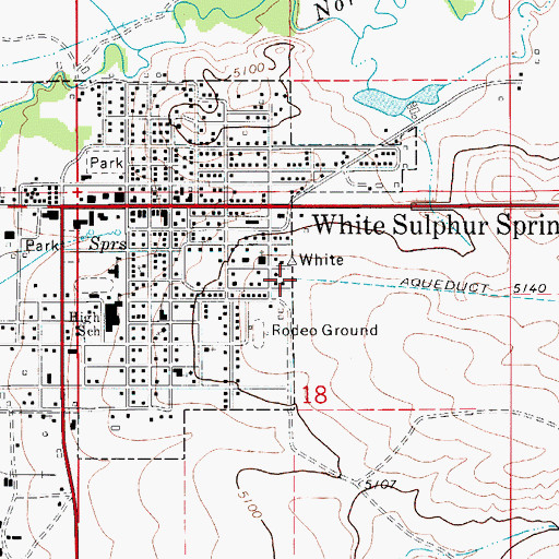 Topographic Map of Doak Trailer Court, MT