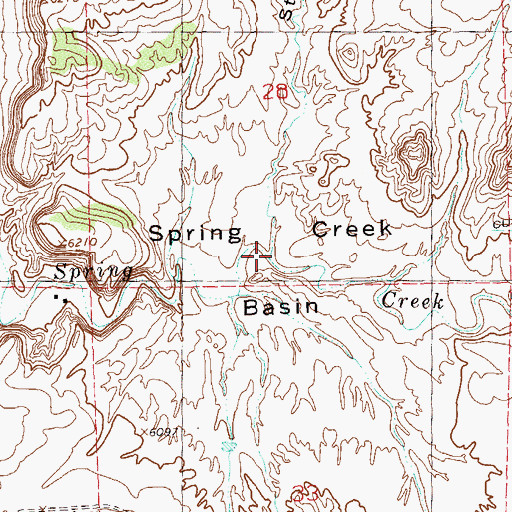 Topographic Map of Still Canyon, CO