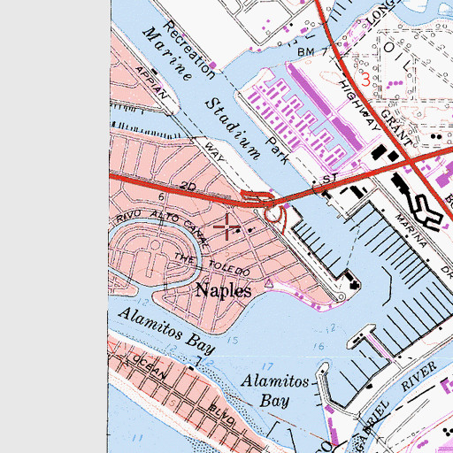 Topographic Map of Gloria Dei Lutheran Church, CA
