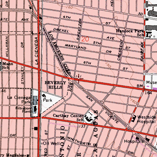 Topographic Map of Peter M Khan Memorial Library, CA