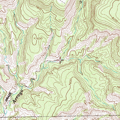 Topographic Map of Knight Canyon, CO