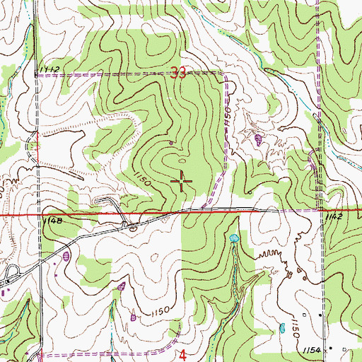 Topographic Map of Joseph Harp Correctional Center, OK