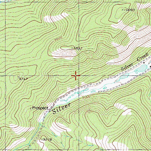 Topographic Map of Valley View Mine, CO