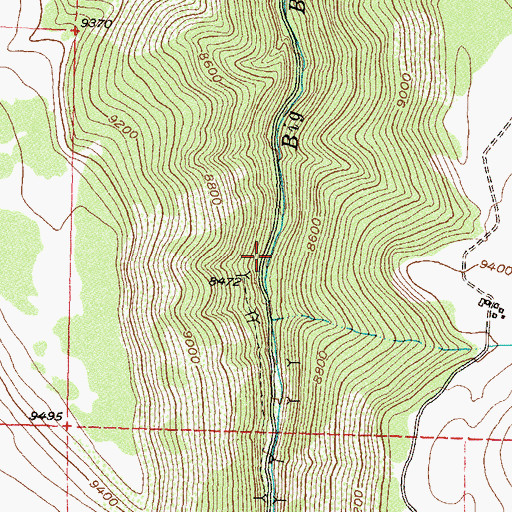 Topographic Map of Carpenter Tunnel Mine, CO