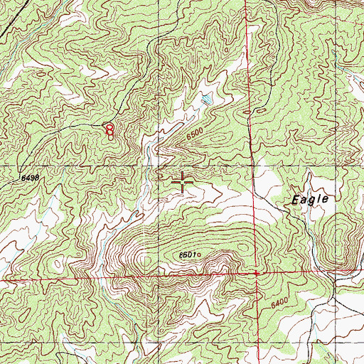 Topographic Map of Hudson Claim Group Mine, CO
