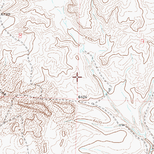 Topographic Map of Shell Group Claim Number One, CO
