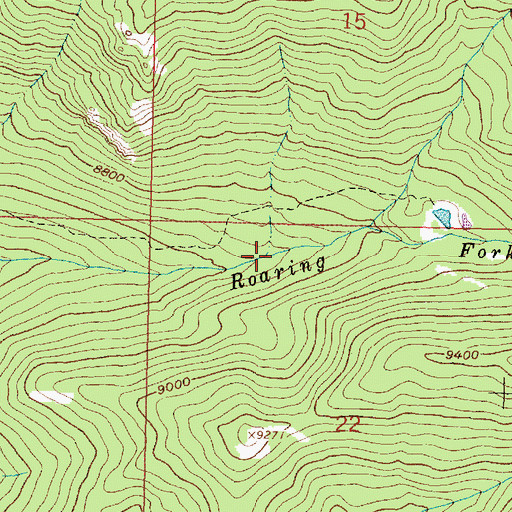 Topographic Map of Sherard Creek, WY