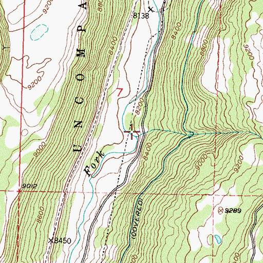 Topographic Map of Turkey Creek, CO