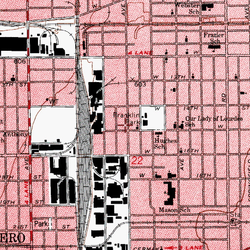 Topographic Map of Greater Christian Light Baptist Church, IL