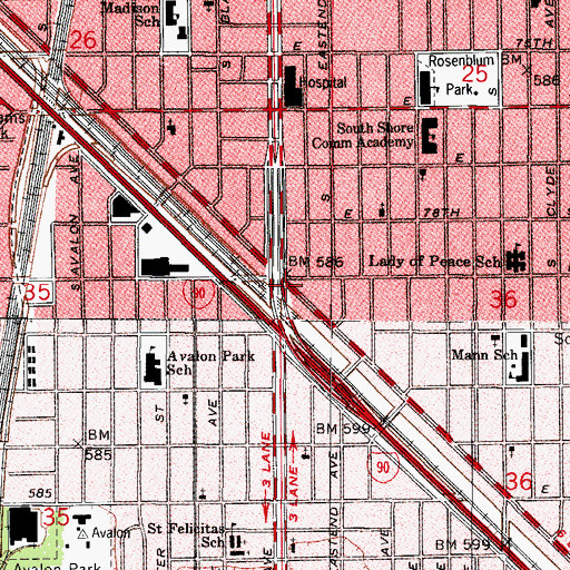 Topographic Map of Haven of Rest Baptist Church, IL