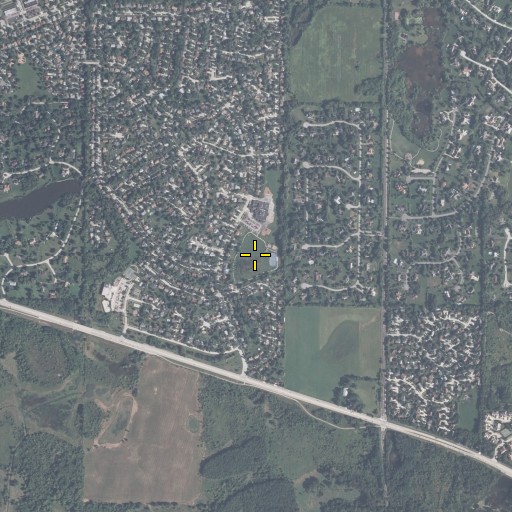 Aerial/Satellite Image of Pine Park, IL