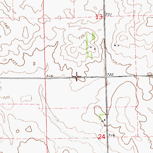Topographic Map of Bridgeman School (historical), IL