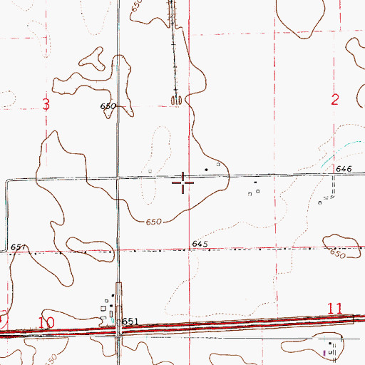 Topographic Map of Independent School (historical), IL
