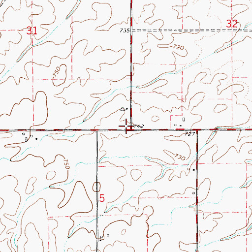 Topographic Map of Pilot School (historical), IL