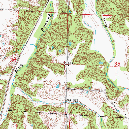 Topographic Map of Dorman School (historical), IL