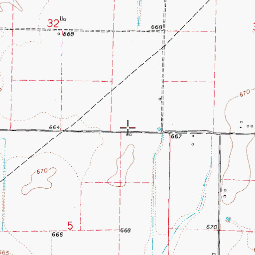Topographic Map of Enterprise School (historical), IL