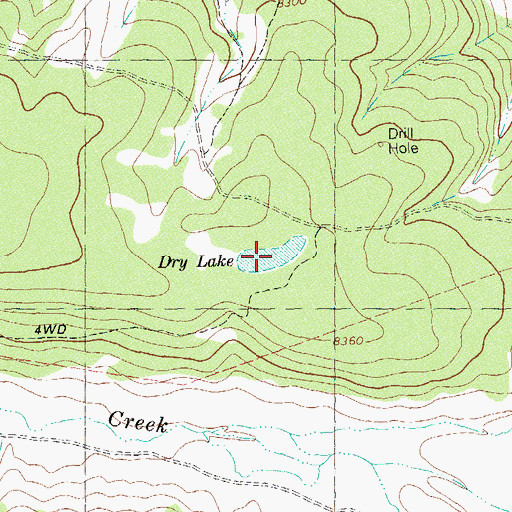 Topographic Map of Dry Lake, CO