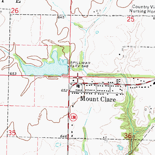 Topographic Map of Mine Number 3, IL