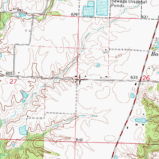 Topographic Map of Pleasant Hill School (historical), IL