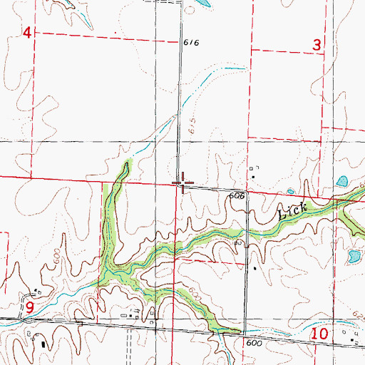 Topographic Map of West Fairview School (historical), IL