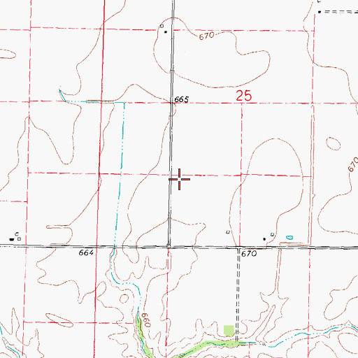 Topographic Map of West Point School (historical), IL