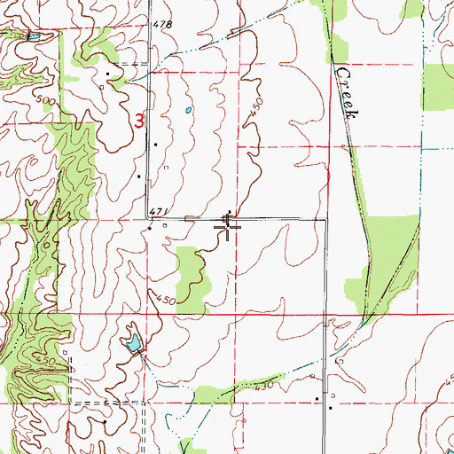 Topographic Map of Maple Grove School (historical), IL
