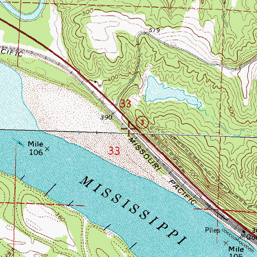Topographic Map of Ford, IL
