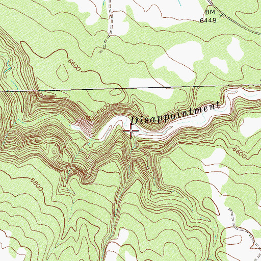 Topographic Map of Rabbit Creek, CO
