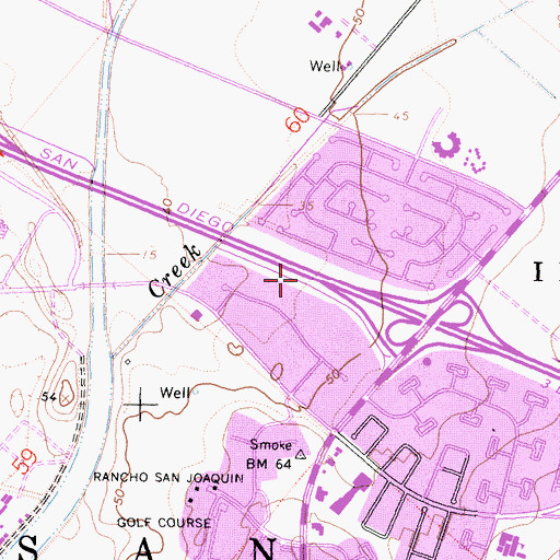 Topographic Map of Culver Storm Channel, CA