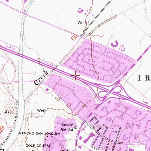 Topographic Map of Culverdale Wilderness Park, CA