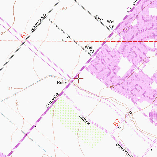 Topographic Map of Centerstone Plaza Shopping Center, CA