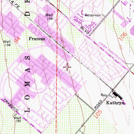 Topographic Map of Carrotwood Park, CA