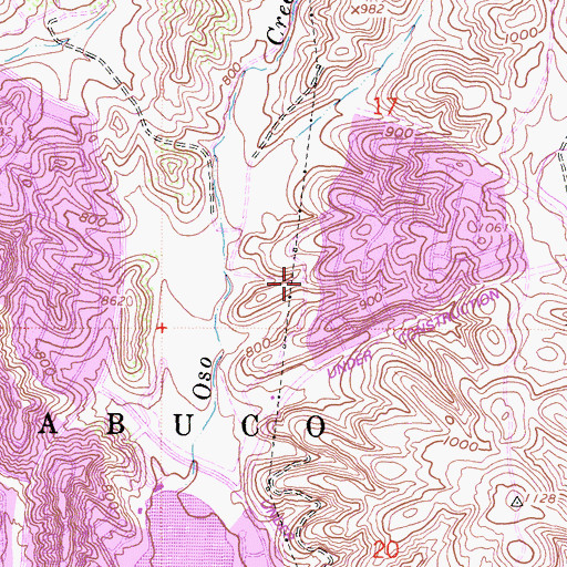 Topographic Map of Flamenco Park, CA