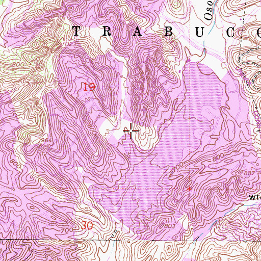 Topographic Map of Market on the Lake Shopping Center, CA