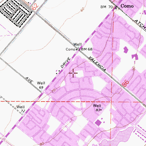 Topographic Map of Stone Creek Park, CA