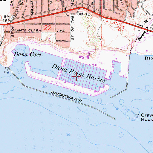 Topographic Map of East Basin, CA