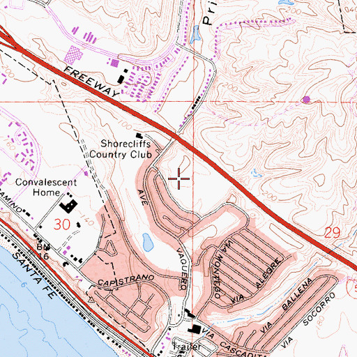 Topographic Map of San Gorgonio Park, CA