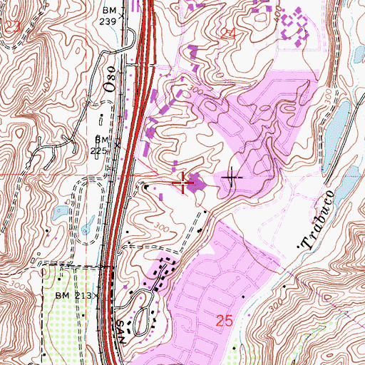 Topographic Map of Capistrano Valley High School, CA