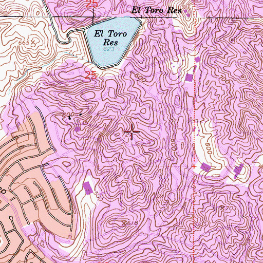 Topographic Map of Christopher Park, CA