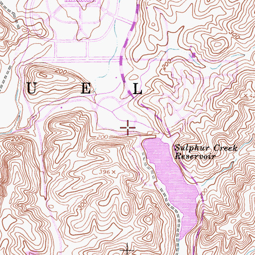 Topographic Map of Laguna Niguel Regional Park, CA