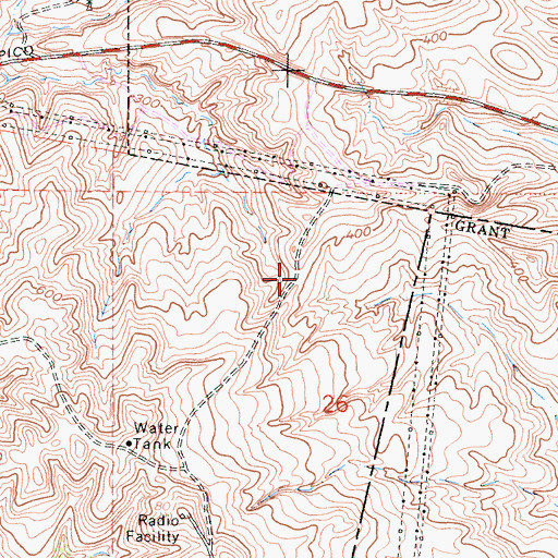 Topographic Map of Pacific Golf Club, CA