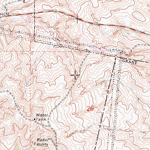 Topographic Map of Pacific Golf Club, CA