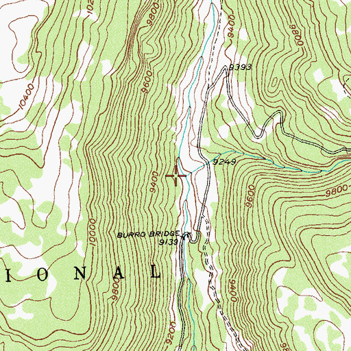 Topographic Map of Meadow Creek, CO
